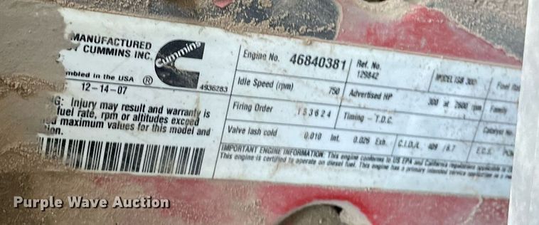 image for item NY9556 2009 Thomas Built Saf-T-Liner  bus