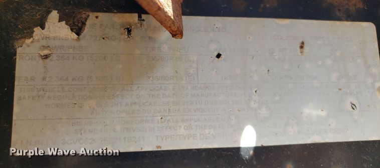 image for item OB9735 2008 PJ  equipment trailer