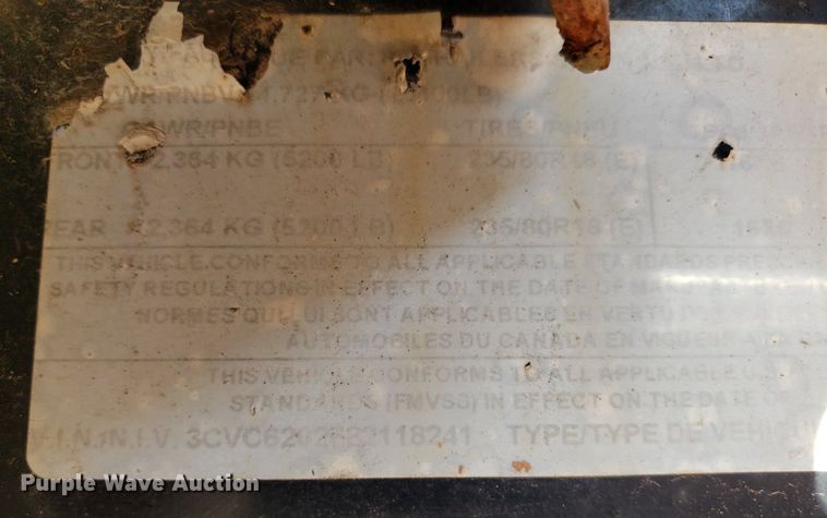 image for item OB9735 2008 PJ  equipment trailer