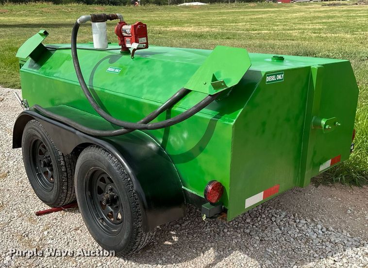 image for item OC9132 Shop built  fuel trailer