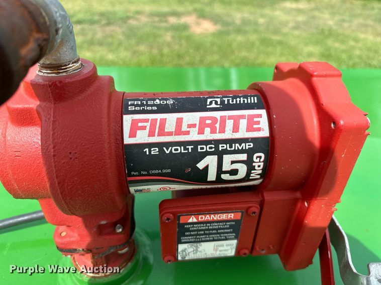 image for item OC9132 Shop built  fuel trailer