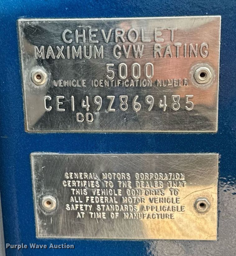 image for item OG9142 1969 Chevrolet C10  pickup truck