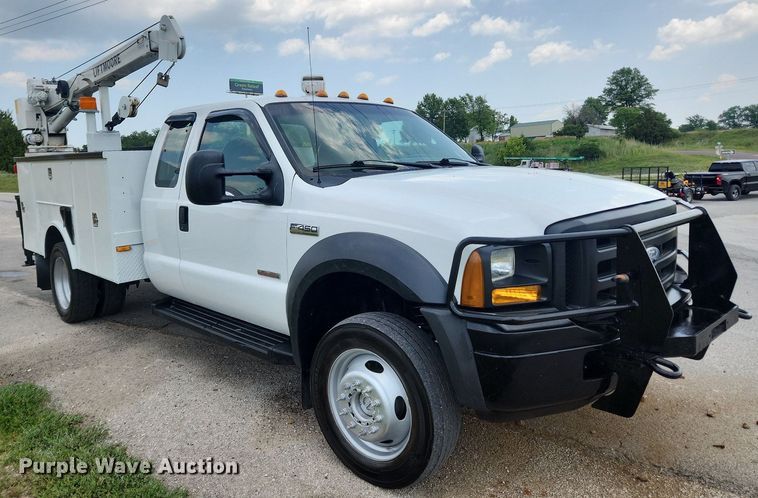 image for item OK9600 2007 Ford F450 Super Duty XL  utility / service truck
