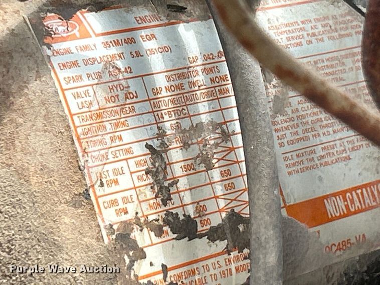 image for item OK9733 1978 Ford F150  pickup truck