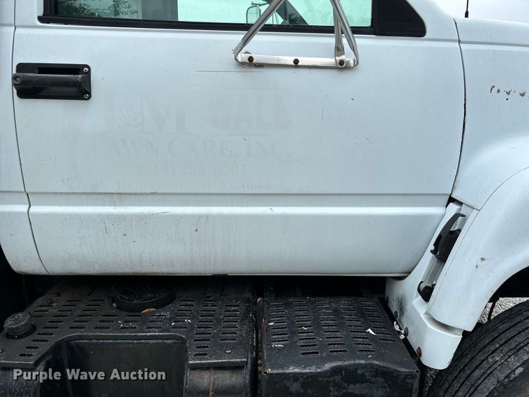 image for item OK9736 1993 Chevrolet C7  dump flatbed truck