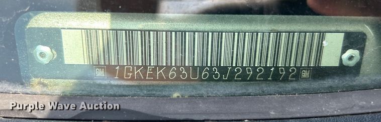 image for item OK9756 2003 GMC Yukon Denali  SUV