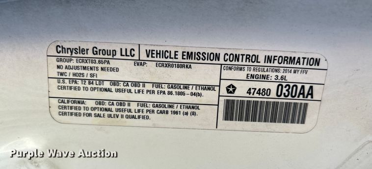 image for item OK9770 2014 Jeep Grand Cherokee  SUV