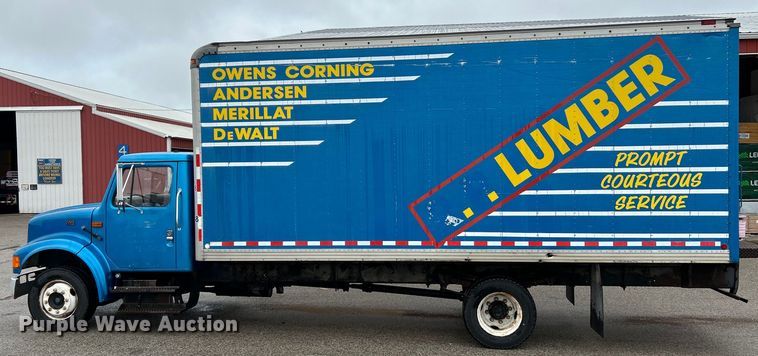 image for item OK9789 1997 International 4700  box truck