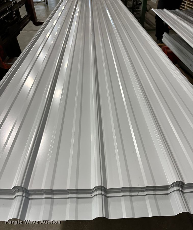 image for item ZA0255 (60) sheets of metal siding/roofing