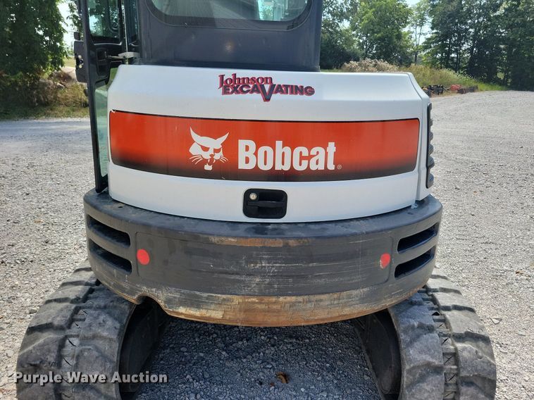 image for item DA7237 2015 Bobcat E55  mini excavator