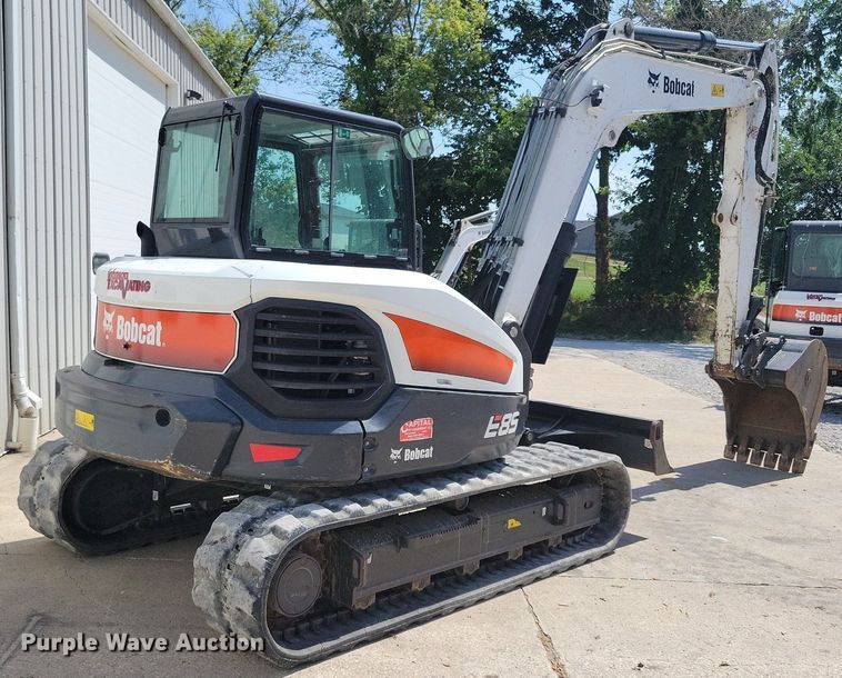 image for item DA7238 2018 Bobcat E85  mini excavator