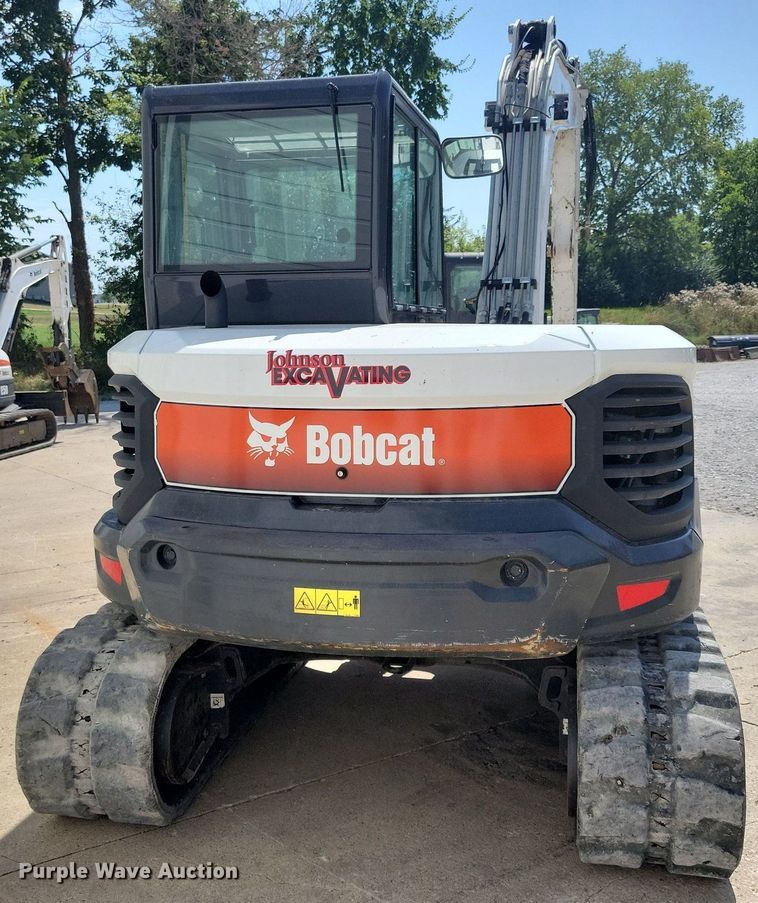 image for item DA7238 2018 Bobcat E85  mini excavator