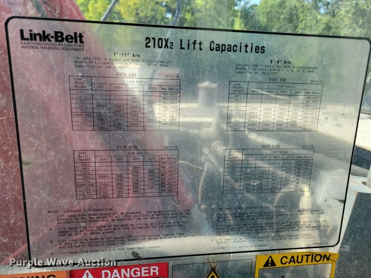 image for item DA7239 2007 Link Belt 210 X2  excavator