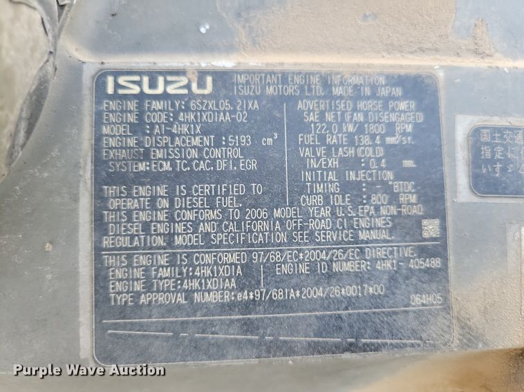 image for item DA7239 2007 Link Belt 210 X2  excavator