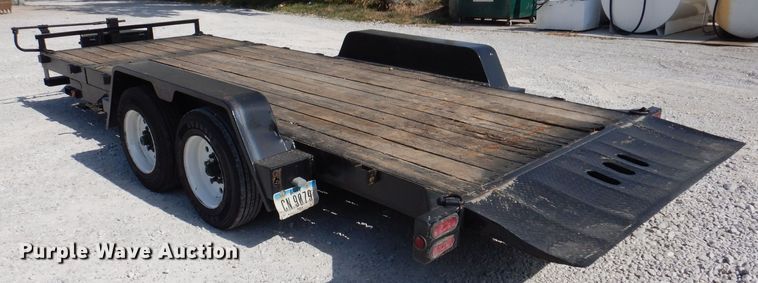 image for item DA7241 2015 B&B Trailers  tilt deck equipment trailer