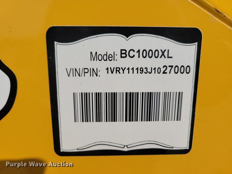 image for item DA7249 2018 Vermeer BC1000XL  wood chipper