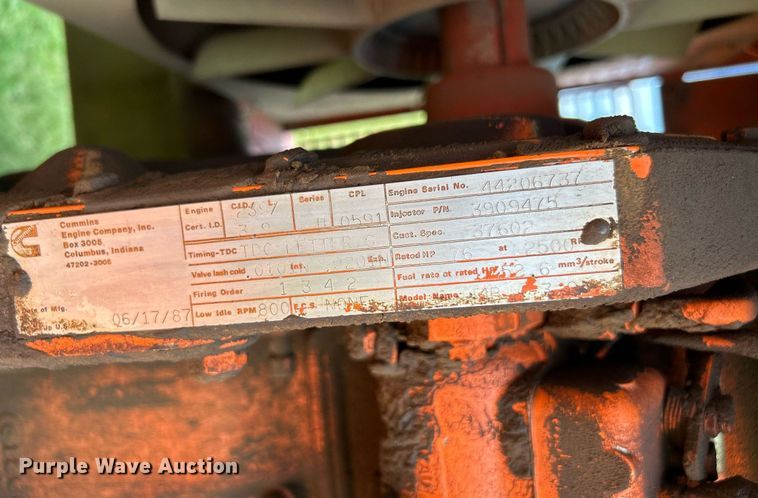 image for item DI7925 1987 Waldon SweepMaster broom