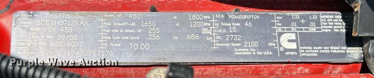 image for item DI7940 2009 Kenworth T800  dump truck