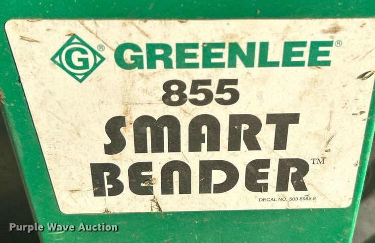 image for item DI7955 Greenlee 855 Smart Bender  conduit bender