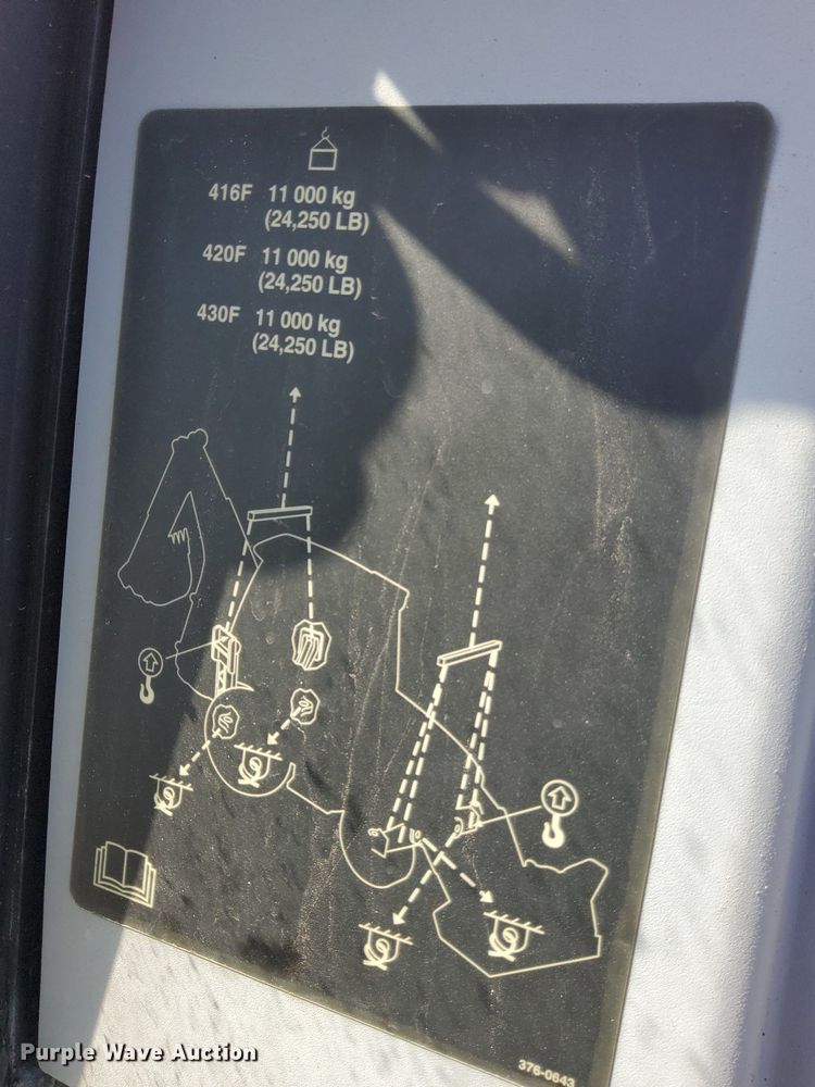 image for item DJ0836 2013 Caterpillar 420F IT  backhoe