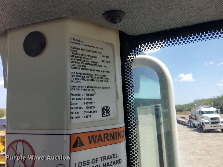 image for item DJ0838 2017 Liebherr L586  wheel loader