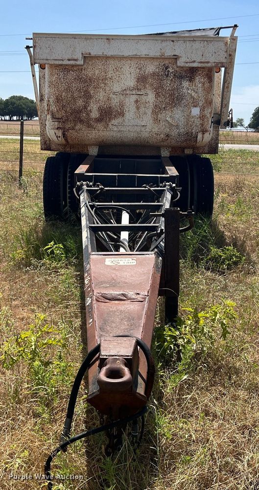 image for item DN3114 1984 Clement  end dump pup trailer
