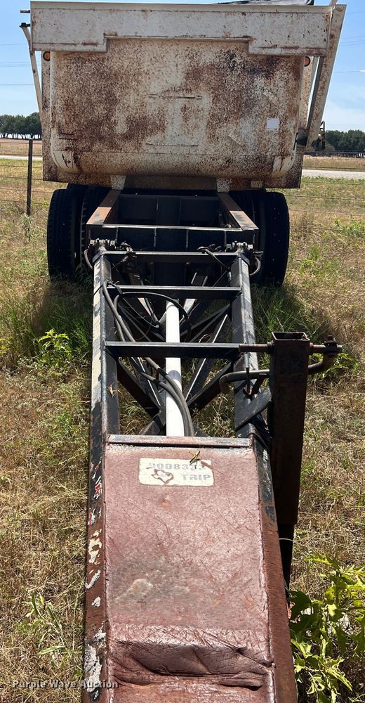 image for item DN3114 1984 Clement  end dump pup trailer