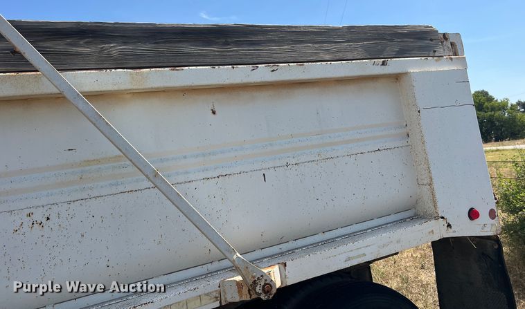 image for item DN3114 1984 Clement  end dump pup trailer