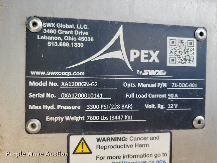 image for item DN4050 2020 Apex XA1200GN-G2  hydroseeder