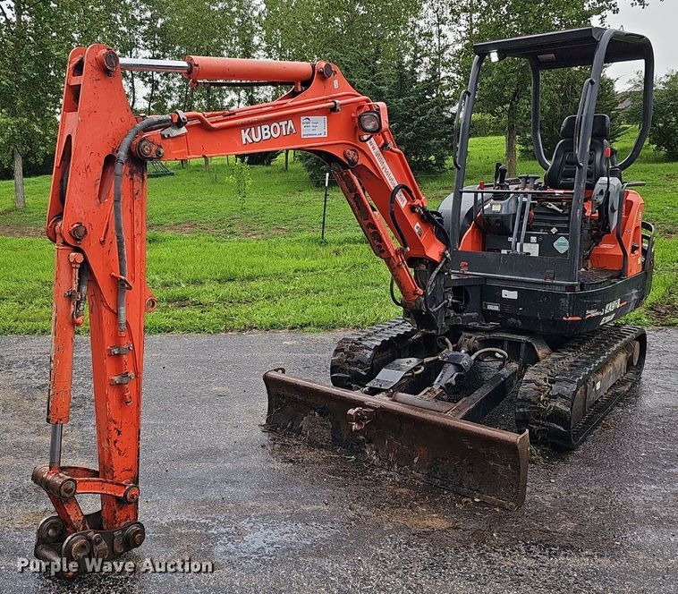 image for item DO2915 2015 Kubota KX91-3 Super Series 2  mini excavator