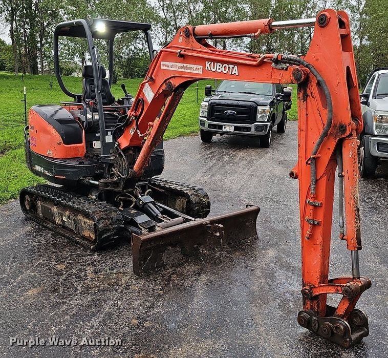 image for item DO2915 2015 Kubota KX91-3 Super Series 2  mini excavator