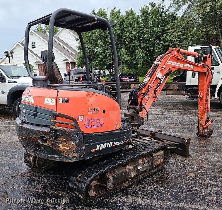 image for item DO2915 2015 Kubota KX91-3 Super Series 2  mini excavator