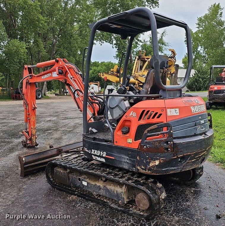 image for item DO2915 2015 Kubota KX91-3 Super Series 2  mini excavator