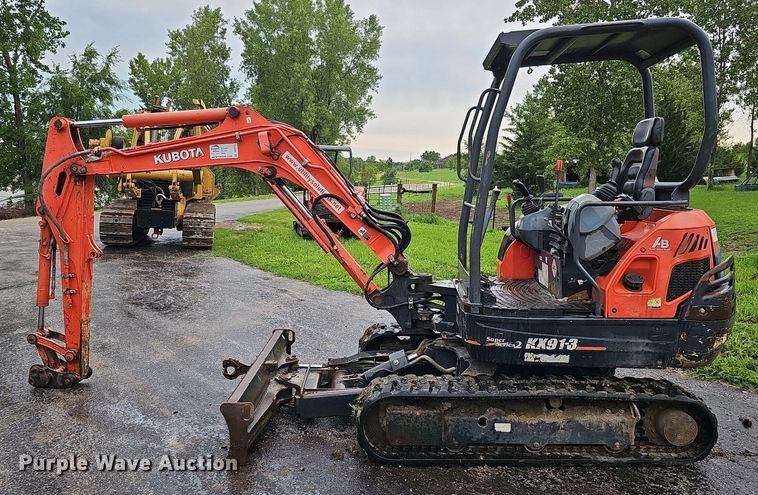 image for item DO2915 2015 Kubota KX91-3 Super Series 2  mini excavator