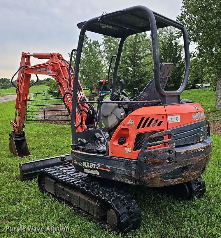 image for item DO2916 2012 Kubota KX91-3 Super Series 2  mini excavator