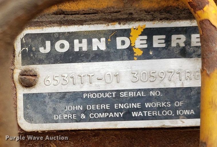 image for item DO3003 John Deere JD646-B  wheel loader