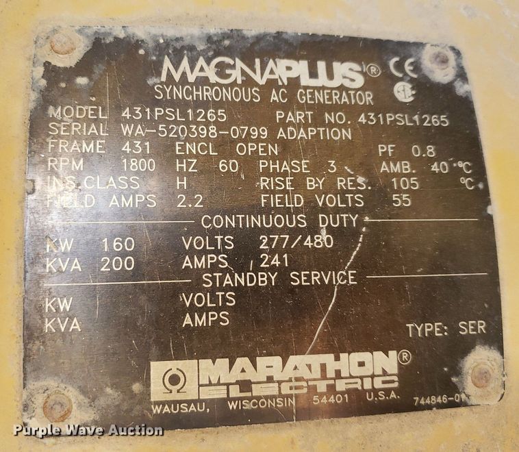 image for item DO3022 Caterpillar  generator