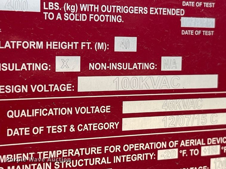 image for item DP0541 2016 Dodge Ram 5500HD  bucket truck