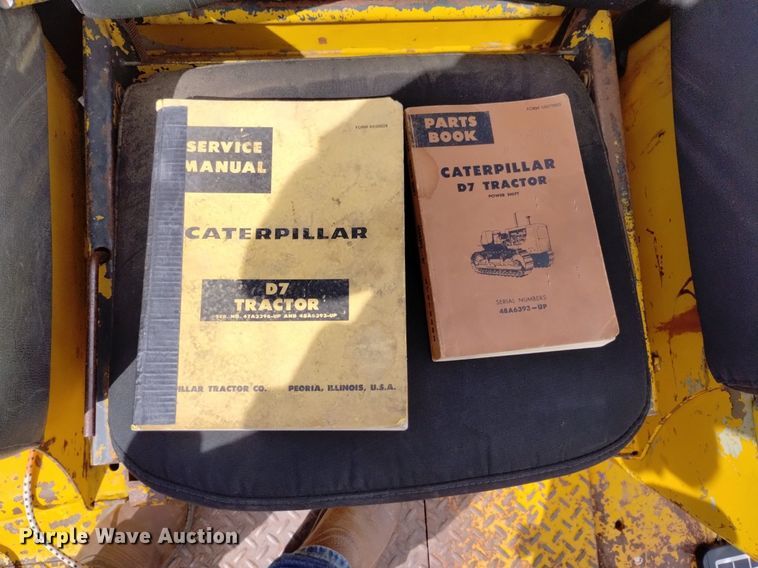 image for item DP3331 1967 Caterpillar D7E  dozer