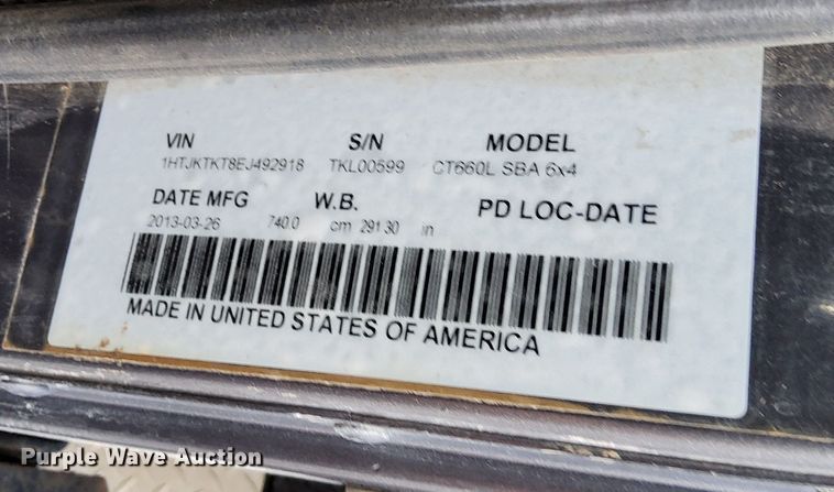 image for item DP3367 2014 Caterpillar CT660L  vacuum truck