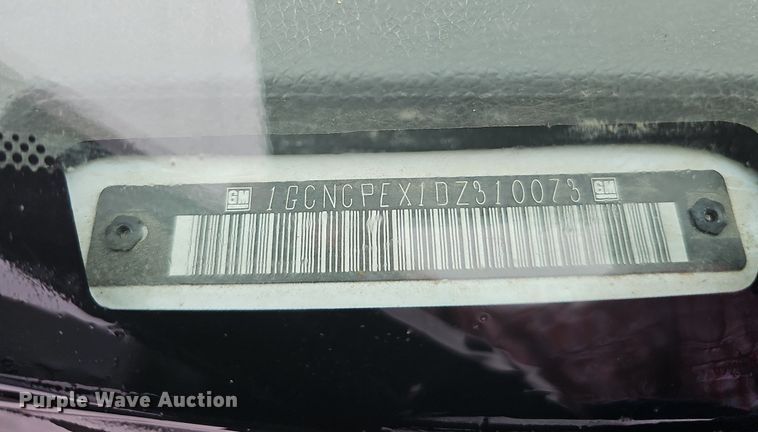 image for item DQ0133 2013 Chevrolet Silverado 1500  pickup truck