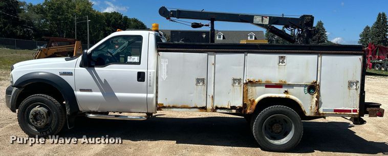 image for item DQ0895 2007 Ford F450 Super Duty  utility / service truck