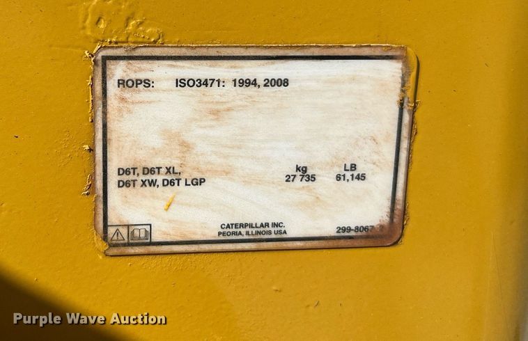 image for item DQ2127 2019 Caterpillar D6T XL  dozer