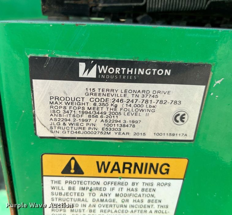 image for item DQ2129 2015 JLG G5-18A  telehandler