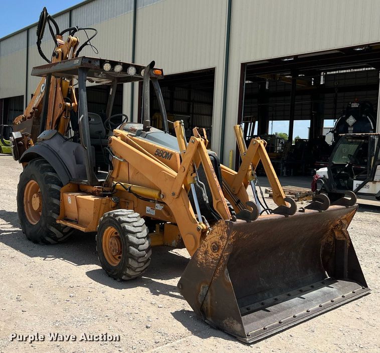 image for item DQ2136 2004 Case 580 Super M Series 2  backhoe