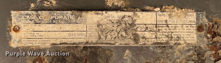 image for item DQ2136 2004 Case 580 Super M Series 2  backhoe