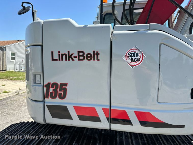 image for item DS2127 2008 Link Belt 135 Spin Ace  excavator