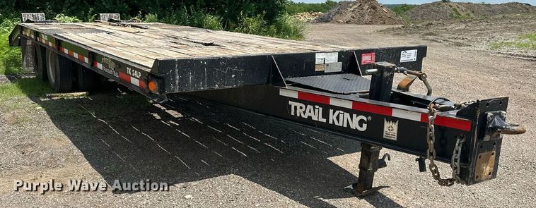 image for item DS6452 2012 Trail King TK24LP262  equipment trailer