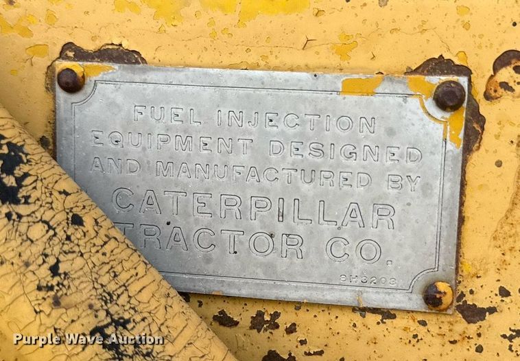 image for item KM9869 1959 Caterpillar 12  rigid frame motor grader