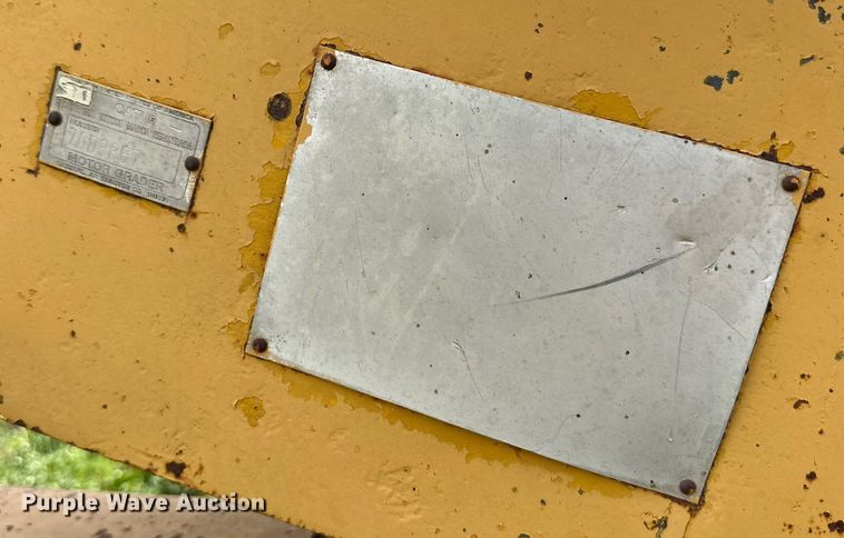 image for item KM9869 1959 Caterpillar 12  rigid frame motor grader